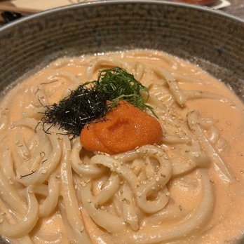 Udon Lab - Mentaiko Cream Udon - Noodles Near Me - New York, New York Udon Lab - Mentaiko Cream Udon - Noodles Near Me - New York, New York