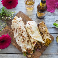 Kasa Indian Eatery - The Three Amigos: Kati Roll, Naan Roll and Super Kati Roll
