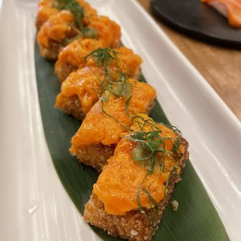 Bamboo Sushi - Spicy salmon crispy rice - Sushi Bars Near Me - Portland, Oregon Bamboo Sushi - Spicy salmon crispy rice - Sushi Bars Near Me - Portland, Oregon