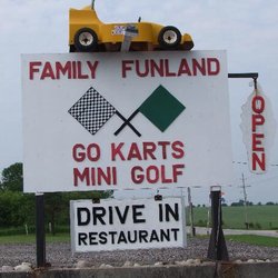 Family Funland - This is the main sign for Family Funland, viewable from Highway 21!