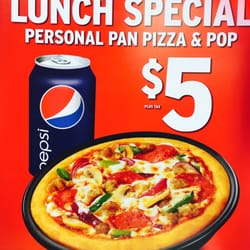Pizza Hut - Lunch special for $5