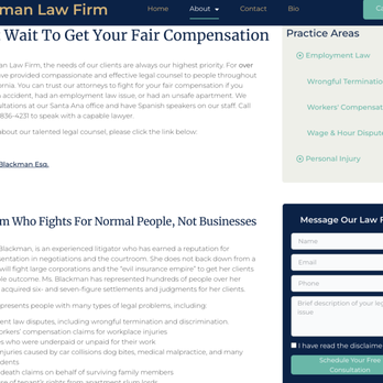The Blackman Law Firm - Workers Compensation Law Near Me - Irvine, California The Blackman Law Firm - Workers Compensation Law Near Me - Irvine, California