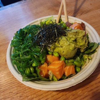 Kokoda - Look at the fresh salmon! - Poke Near Me - Boston, Massachusetts