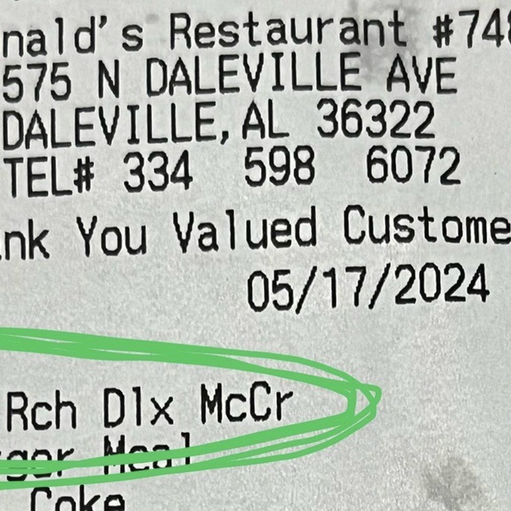 McDonald's - The bacon Cajun ranch deluxe I ordered and did not get... - Fast Food Near Me - Daleville, Alabama McDonald's - The bacon Cajun ranch deluxe I ordered and did not get... - Fast Food Near Me - Daleville, Alabama