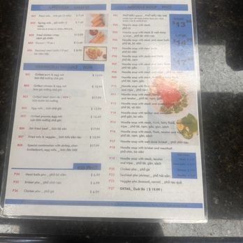 Pho Mau - Menu - Vietnamese Near Me - Kent, Washington