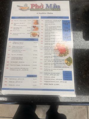 Menu photo 7 Pho Mau Kent, WA