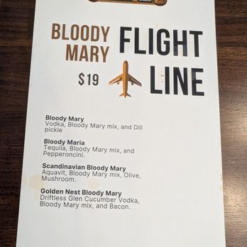 Golden Nest Pancakes & Cafe - Bloody Mary flights - Breakfast & Brunch Near Me - Madison, Wisconsin