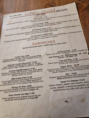 Menu photo 6 Pie Lady Cafe Moorestown, NJ