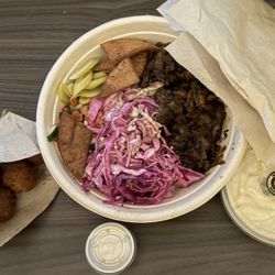 Falafel Inc - PLANT SHAWARMA BOWL, FALAFEL PACK (6), PITA & HUMMUS