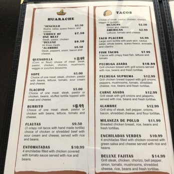 La Mixteca Restaurant - Menu as of 6/16/18 - Mexican Near Me - Urbana, Illinois La Mixteca Restaurant - Menu as of 6/16/18 - Mexican Near Me - Urbana, Illinois