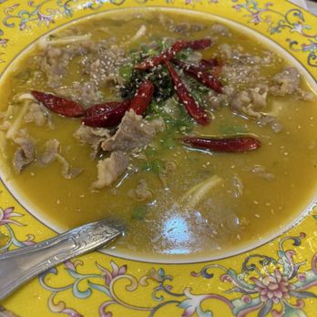 J & X Bistro - C12. Sour Soup Beef / 金汤肥牛 - Szechuan Near Me - San Francisco, California