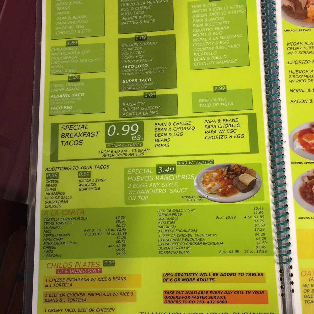 Julio's Taqueria - 99¢ Tacos!!! - Mexican Near Me - San Antonio, Texas Julio's Taqueria - 99¢ Tacos!!! - Mexican Near Me - San Antonio, Texas