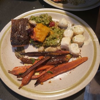 Bistro Romano - Roasted carrots, salmon, gnocchi - Italian Near Me - Philadelphia, Pennsylvania