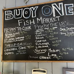 Menu and market board