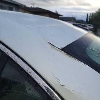 Ben's Auto Body - Damaged from a fallen tree - Body Shops Near Me - San Jose, California Ben's Auto Body - Damaged from a fallen tree - Body Shops Near Me - San Jose, California