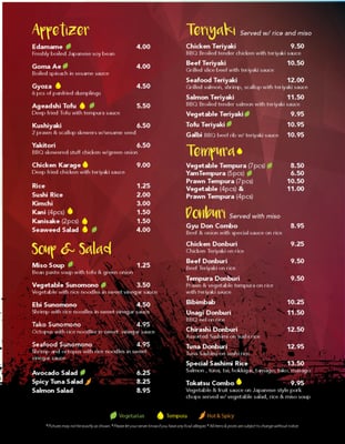 Menu photo 3 Hatsuki Sushi Kamloops, BC