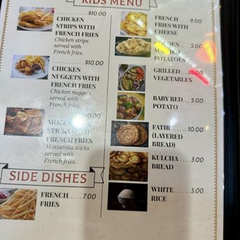 Rokhat Grill - Kids Menu - Uzbek Near Me - Plano, Texas