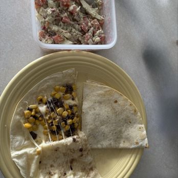Meez Meals - Black Bean Quesadilla and Salsa - Food Delivery Services Near Me Meez Meals - Black Bean Quesadilla and Salsa - Food Delivery Services Near Me