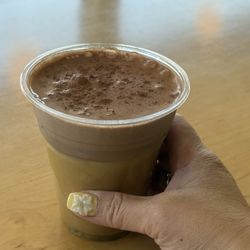 Elysian Coffee Broadway - Iced Banana Chocolate Latte - very tasty