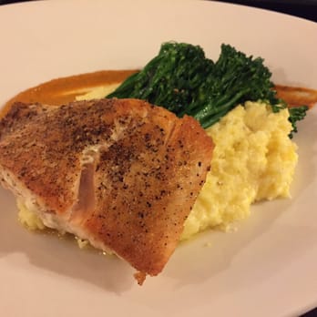 Bacchus Restaurant & Wine Bar - Romesco salmon - Wine Bars Near Me - Rohnert Park, California