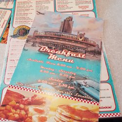 Michigan Diner - Front of breakfast menu