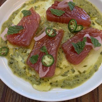 Oakhart Social Restaurant - Tuna Crudo - New American Near Me - Charlottesville, Virginia Oakhart Social Restaurant - Tuna Crudo - New American Near Me - Charlottesville, Virginia