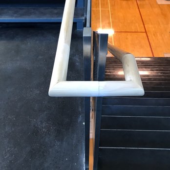 East Side Fabrication - Mezzanine handrail transition. Handrails & panels installed by Eastside Fabrication. - Metal Fabricators Near Me - Austin, Texas East Side Fabrication - Mezzanine handrail transition. Handrails & panels installed by Eastside Fabrication. - Metal Fabricators Near Me - Austin, Texas
