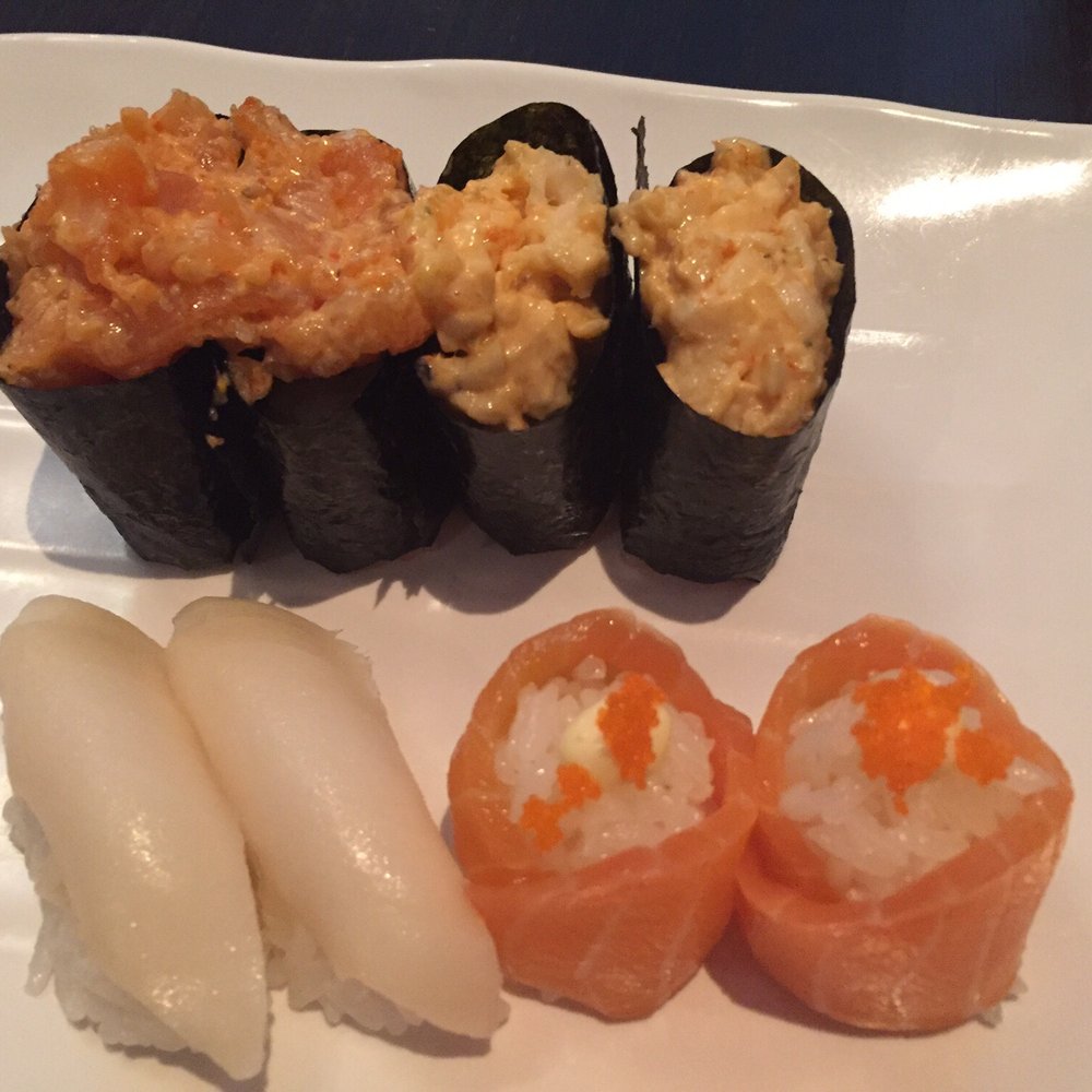 Sake Sushi - Some of the sushi. I re-ordered the little salmon things as they were the best. - Sushi Bars Near Me - Vaughan, Ontario Sake Sushi - Some of the sushi. I re-ordered the little salmon things as they were the best. - Sushi Bars Near Me - Vaughan, Ontario
