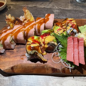 Hiro Asian Bistro - Amazing Grace Roll with Butterfly roll- lovely presentation - Asian Fusion Near Me - Plainsboro Township, New Jersey Hiro Asian Bistro - Amazing Grace Roll with Butterfly roll- lovely presentation - Asian Fusion Near Me - Plainsboro Township, New Jersey