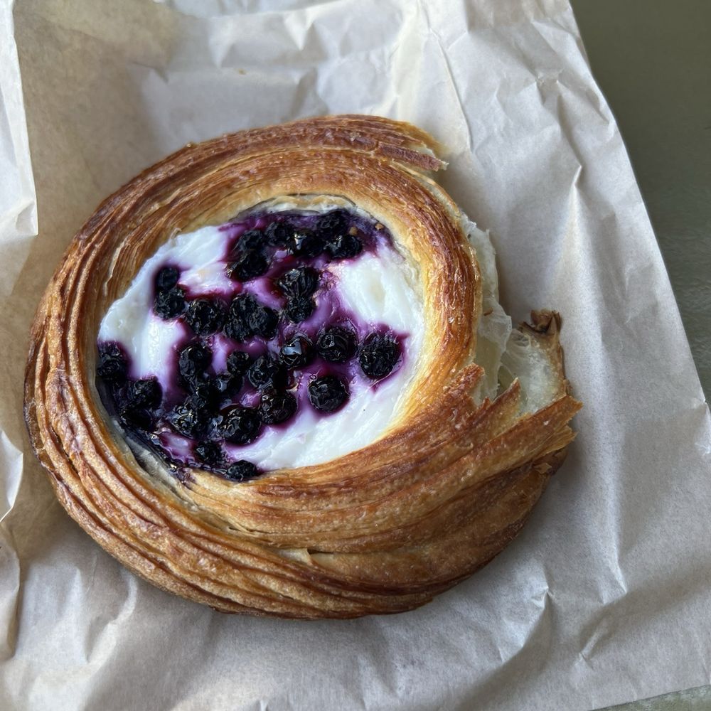 Picaresca Barra De Cafe - Blueberry cheese danish (took a bite hehe) - Coffee & Tea Near Me - Los Angeles, California Picaresca Barra De Cafe - Blueberry cheese danish (took a bite hehe) - Coffee & Tea Near Me - Los Angeles, California