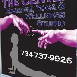 The Center Massage, Yoga, & Wellness Studio - 1200 Ann Arbor Road in Plymouth, MI. We're hidden away but well known in the community. Look for us behind Pure Pastures organic grocery