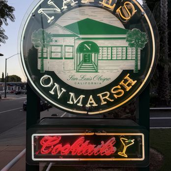 Nate's on Marsh - Vintage signage - New American Near Me - San Luis Obispo, California Nate's on Marsh - Vintage signage - New American Near Me - San Luis Obispo, California