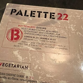 Palette 22 - Menu deal - Bars Near Me - Arlington, Virginia Palette 22 - Menu deal - Bars Near Me - Arlington, Virginia