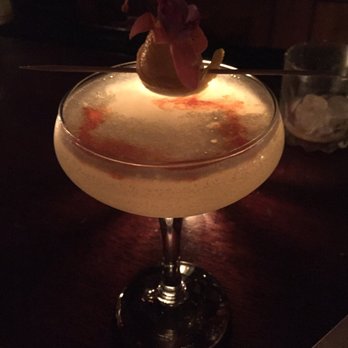 The Drifter - Ask the bartender to surprise you with vodka and something light.. and this marvel shows up! - Speakeasies Near Me - Chicago, Illinois