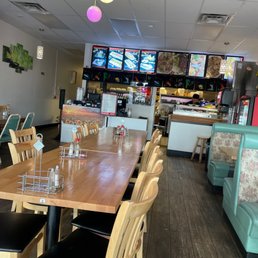 the dining area