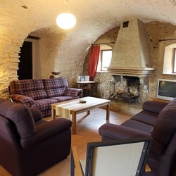 Can Gat Vell - Salón comedor de una casa rural 5 personas Can Gat Vell