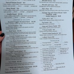 Southern Grace Manor - Menu as of late May 2026