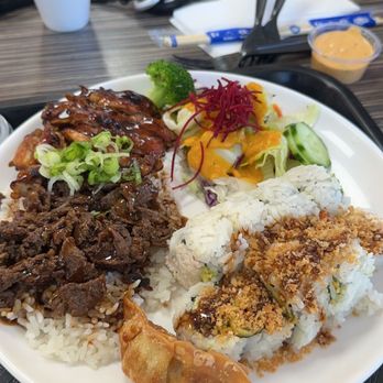 Orange Grill - C. Beef Teriyaki Combo Plate - Japanese Near Me - Cypress, California