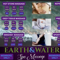 Earth & Water Spa Massage - Members price