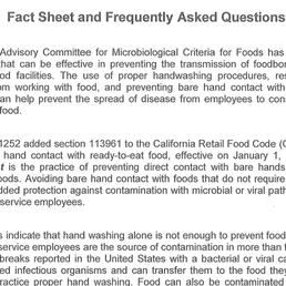 California Retail Food Code California Retail Food Code