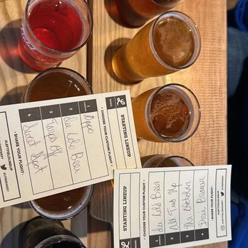 Left Field Brewery - Two flights (4 X 6 ou beers). - Brewpubs Near Me - Toronto, Ontario