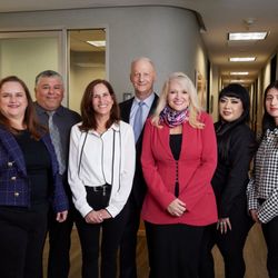 Caster Eye Center - Dr. Caster and the Caster Eye Center team!  (Left to right) Alicia, Roman, Fern, Dr. Caster, Laura, Crystal, Aurora