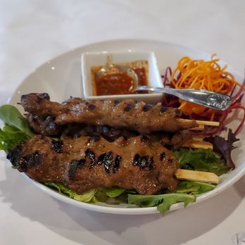 Shana Thai Restaurant - Moo Ping (grilled pork) - Thai Near Me - Mountain View, California Shana Thai Restaurant - Moo Ping (grilled pork) - Thai Near Me - Mountain View, California