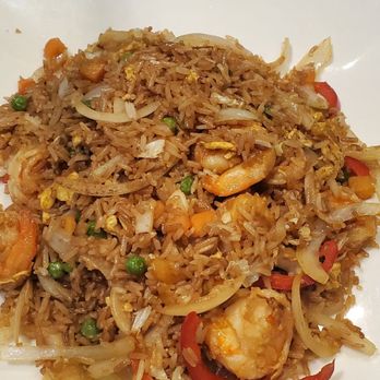 Green Ginger - Shrimp Fried Rice and Egg Rolls - Asian Fusion Near Me - Peachtree City, Georgia