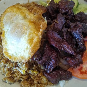 Simply Khmer - Loc Lac w. fried rice and egg - Cambodian Near Me - Lowell, Massachusetts