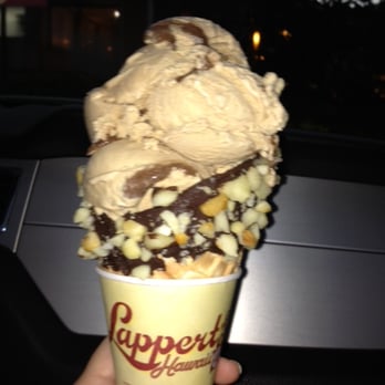 Lappert's Hawaii - Two scoops of Kauai Pie ice cream in a mac nut choco dipped waffle cone!! :) - Ice Cream & Frozen Yogurt Near Me - Koloa, Hawaii Lappert's Hawaii - Two scoops of Kauai Pie ice cream in a mac nut choco dipped waffle cone!! :) - Ice Cream & Frozen Yogurt Near Me - Koloa, Hawaii
