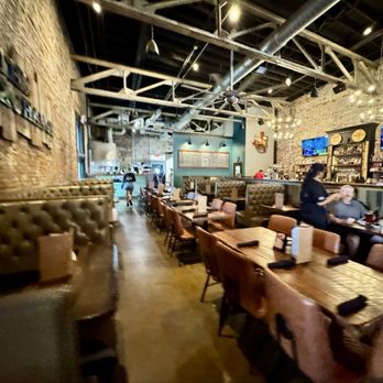 The Exchange Pub + Kitchen - 08.28.25 inside seating - Gastropubs Near Me - New Albany, Indiana
