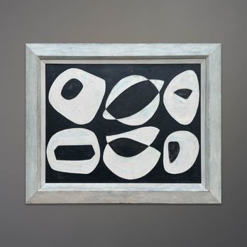 Ray New York - Original Mid-Century Modern abstract painting - Antiques Near Me - Greenport, New York