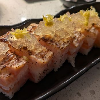 Takaramono Sushi - Salmon Oshi - Sushi Bars Near Me - San Diego, California