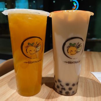 BBK Tea - Peach lemonade + jasmine milk tea - Juice Bars & Smoothies Near Me - Sammamish, Washington BBK Tea - Peach lemonade + jasmine milk tea - Juice Bars & Smoothies Near Me - Sammamish, Washington